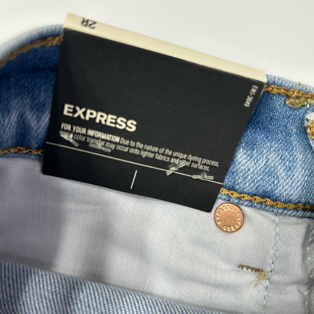 Express ’70s Flare Mid Rise Jeans – Women’s Size 2R - Picture 10 of 16